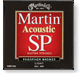 Martin SP phosphor bronze guitar strings lite