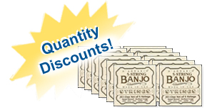  D'Addario medium banjo strings