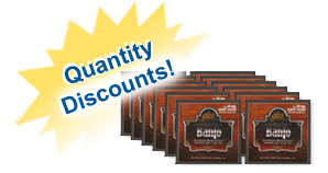 GHS almost medium banjo strings quantity