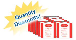 Super sensitive fiddle strings quantity