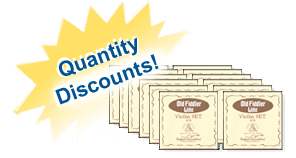 Old fiddler line strings quantity