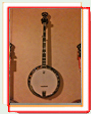 Deering calico banjo