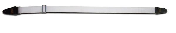 White fabric guitar strap